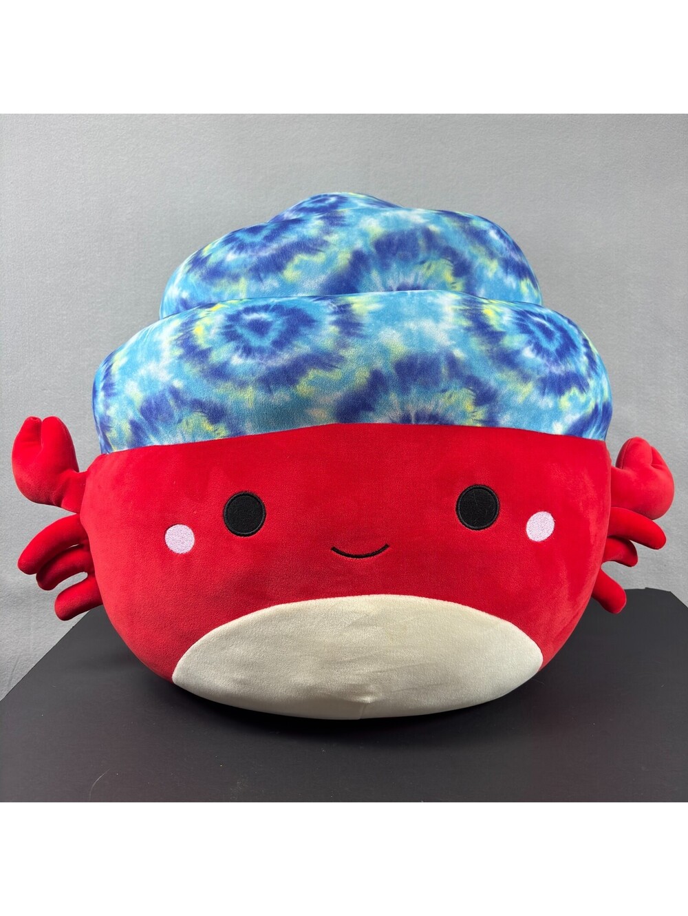 Squishmallows Indie Hermit Crab Huge Plush Stuffed Animal with Blue Tie-Dye